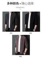 Cárdigans, suéteres, ropa de calle, chaquetas de punto de moda, tops casuales de manga larga de punto jacquard para hombre para primavera, otoño e invierno - details 2