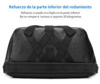 Mochila informal con tapa para hombre, mochila de gran capacidad, puede sostener baloncesto, con separación húmeda y seca - details 10