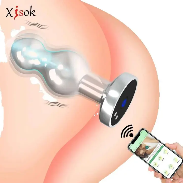 Leten APP Bluetooth vibrador juguetes sexuales para hombres Gay Butt Plug masculino Anal masajeador de próstata masturbador productos para adultos consolador erótico - 1