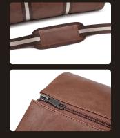 Cuero de la PU con las ruedas, bolso impermeable del equipaje de los hombres del traje del negocio, bolso del viaje - details 16