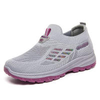 2025 nuevos zapatos de mujer transpirables de un pedal de suela suave zapatos de madre de mediana edad y ancianos - details 0