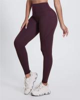 SHINBENE-pantalones de Yoga ajustados para mujer, pantalones de Fitness con bolsillo, cintura alta, pantalones para correr - details 3
