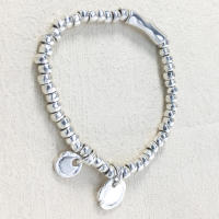 UNOde50- pulsera de abalorios redonda, pulsera de letras de la suerte - details 2