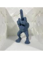 Figura de dedo medio con patas, accesorios de escritorio divertidos, regalo de bromas, nuevo - details 2