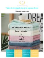 Juego de Toallas de baño de 30x60CM, suaves y absorbentes , vellón coral, para Deportes, Yoga, SPA, Fitness - details 1