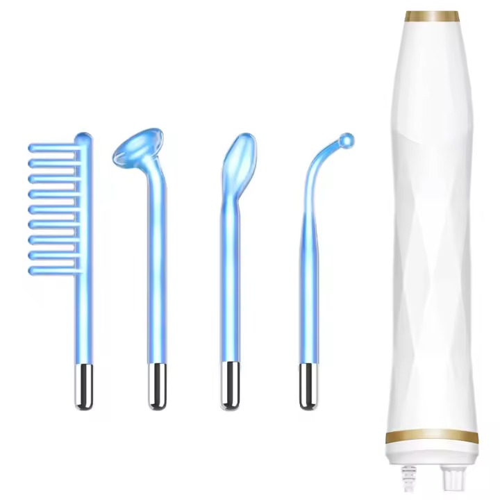 Máquina facial de alta frecuencia: máquina portátil de varita para la piel facial de alta frecuencia con 4 tubos diferentes - 1