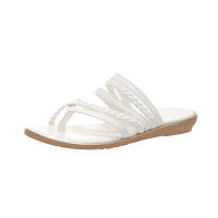 Sandalias de Mujer Verano 2025 Punta Redonda Moderna - Tejido Artesanal con Doble Estilo Playa y Ciudad - Zapatos Deportivo Elegante de Moda para Vacaciones (Estilo Havaianas) - details 25
