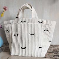 Bolso de hombro para cuidado de recién nacido, organizador de almacenamiento de pañales acolchado bordado, bolsos para cochecito - details 4