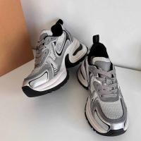 Zapatillas de correr con plataforma gruesa para mujer, zapatos de malla transpirable, cómodos, ligeros, informales, a la moda - details 3