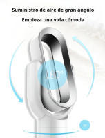 Ventilador eléctrico sin hojas Calefacción y refrigeración simple de doble uso Control remoto Calentador silencioso Ventilador de circulación de aire de viento natural - details 8