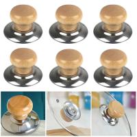 Piezas de utensilios de cocina de 1/4 piezas, tapa de olla, Asa de elevación, accesorios de cocina, Cubierta superior de olla resistente al calor, perilla de repuesto de cacerola - details 1