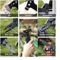 Kit de Supervivencia Hacha Multifuncional Alicates Plegables, Martillo - details 3