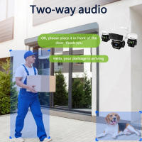 Wistino 3lens 3 pantalla Wifi Cámara 360 grados de visión detección humana Cctv seguridad inteligente para el hogar - details 6