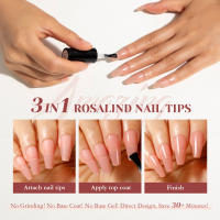 NAILWIND-Juego de manicura para extensión de uñas, herramienta de Arte de uñas postizas a presión, pegamento para uñas de cubierta semicompleta, puntas acrílicas - details 35