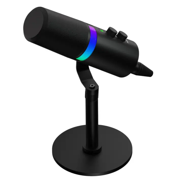 USB de sobremesa blog de juegos micrófono dinámico XRL reducción de ruido monitorización en tiempo real vídeo micrófono en directo comercio exterior - 1