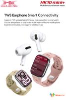 2025 nuevo HK10 mini + Smartwatch Bluetooth llamada 1GB memoria Chat GPT brújula Ai asistente de voz detección de ritmo cardíaco modo deportivo linterna AMOLED Smartwatch - details 3