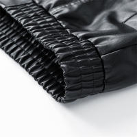 Chaquetas de cuero versátiles y holgadas para hombre, estilo casual, sencillo, sólido, para primavera y otoño, con solapa, cómodas, cortavientos, nueva moda. - details 11
