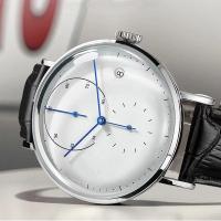 Dugary relojes de cuarzo de moda minimalistas calendario impermeable de alta calidad 41 mm relojes masculinos comercio diario masculino - details 2