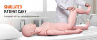 SucceBuy Maniquí de entrenamiento de enfermería de tamaño real para mujer, modelo educativo multifuncional, maniquí anatómico de PVC para simulación de cuidado del cuerpo humano y suministros de enseñanza - details 3