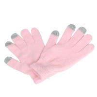 Guantes de punto gruesos con pantalla táctil, manoplas de invierno para regalo de Navidad y vacaciones - details 2