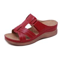 Zapatillas de mujer, zapatos de tacón de cuña informales a la moda de verano - details 4