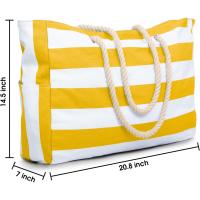 Bolsos de playa para mujer Bolso grande de playa impermeable Bolsos de playa con cremallera Bolso de piscina impermeable a prueba de arena Bolso grande - details 71