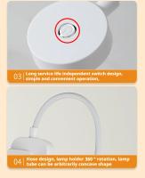 Mini Clip Book Lamp LED Table Lamp Eye Protection 3 Colors Battery Powered USB Night Light Portable Bedside Student Reading Lamp - details 12
