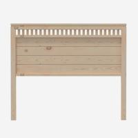 Cabecero Bora para Cama de 150 Fabricado en Madera Maciza de Pino insigni Acabado Blanco Satinado - details 4