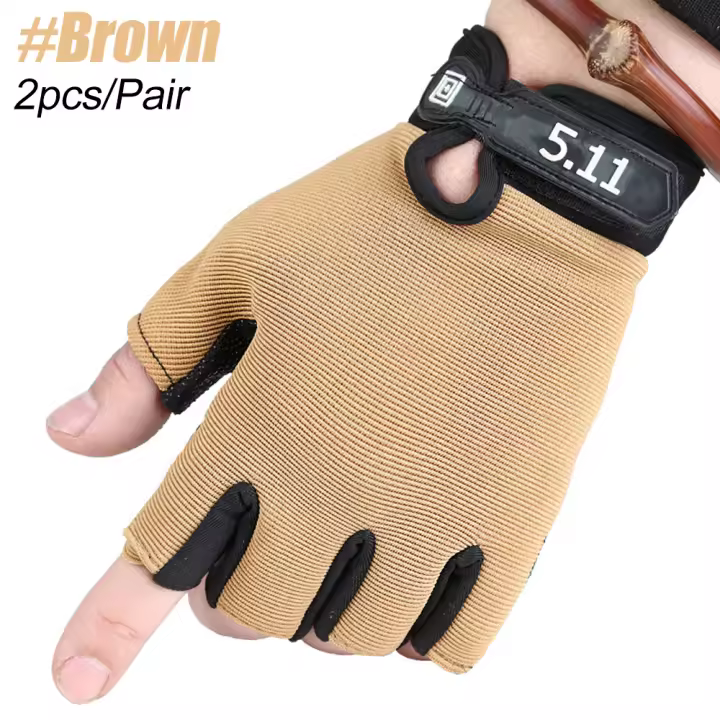 Guantes de gimnasio para levantamiento de pesas, ciclismo, entrenamiento de ejercicio, Fitness, transpirables y cómodos, 1 par - 1