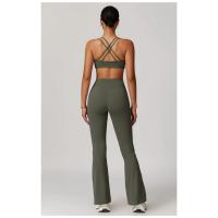 Sujetador deportivo con cordones para mujer de alto soporte, sujetador deportivo para Yoga y Fitness - details 6