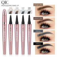 Lápiz de Cejas Líquido Impermeable Punta de Garra Marrón Oscuro Herramienta de Maquillaje de Dibujo Fino para Belleza - details 0