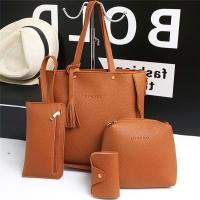 4 unids/set mujeres niñas bolso portátil de alta capacidad bolso cruzado bolso de hombro cartera monederos - details 2