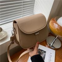Bolso cruzado de cuero PU para mujer, cartera pequeña de diseñador, semicircular, estilo Retro, a la moda - details 5