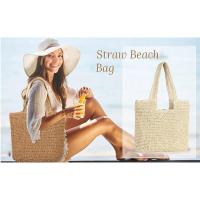 Bolso de Playa de Verano Leten Bolso de Mano Boho de Paisley Tejido Bolsa de Lujo con Forro de Cuero Ideal para Viajes y Compras - details 0