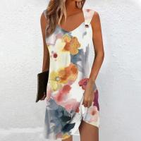 Vestido de verano sin mangas para mujer, vestidos estampados a la moda - details 3