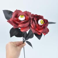 10 Uds. De decoración divertida para fiesta de Halloween, globo ocular rosa aterrador, flor falsa, simulación de flor de rosa Artificial, decoración de Halloween - details 19