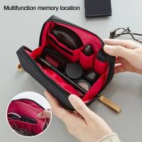 Bolso De Maquillaje Portátil Para Mujer Organizador De Cosméticos Bolsa De Monedas Mini Para Labiales Y Maquillaje Estilo Fashion Material Nylon - details 11
