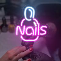 Letrero de neón para uñas, manicura, tienda de belleza, salón de casa, decoración de pared, letreros luminosos Led, regalo de Navidad, luces de letrero de neón USB, tatuaje led - details 5