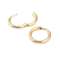 Aretes de Cuerda de Metal Dorado de 18K Diseño Redondo Rectangular de Alta Calidad - details 45