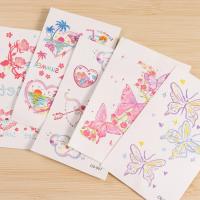 Pegatinas de tatuaje temporal dulces a prueba de agua, pegatina de arte corporal rosa nube INS, calcomanías de tatuaje de maquillaje de mariposa para piernas - details 3
