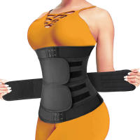 Entrenador de cintura moldeador de cuerpo cinturón de sudor adelgazante recortador de cintura para mujeres cinturón adelgazante para pérdida de peso del vientre recortador de barriga con ajuste - details 7