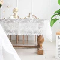 Mantel Ense blanco vintage, cubierta de hotel, tapete de mesa de boda, paño decorativo para picnic, decoración de escritorio para el hogar - details 29