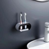 Soporte para cepillo de dientes eléctrico montado en la pared, soporte para cepillo de dientes autoadhesivo que ahorra espacio, drenaje rápido desmontable - details 4