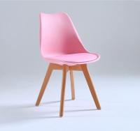 Juego de 4 Sillas de Madera Estilo Nórdico Sillas de Comedor con Cojines de Cuero Sintético - details 7