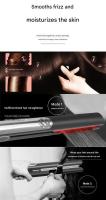 Enderezador de pelo Eléctrico rizador Hogar de Doble USO peine de pelo recto de Iones negativos - details 1