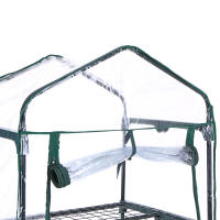 Cubierta de Mini Jardín de Plástico PVC Anti-UV y a Prueba de Viento Reemplazo de Cubierta de Invernadero de 4 Capas Artículos Normales para Exteriores y Jardín - details 9