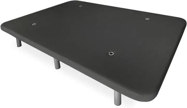 Marco de Cama 3D Reforzado Estabilidad Gran con 5 Barras Transversales y 6 Patas Metálicas Roscadas de 25cm - 1