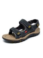 Sandalias de Cuero para Hombres en Verano Nuevo Diseño de Dedo Abierto Antideslizante - details 8