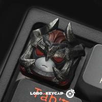 Lol Art Keycaps Aatrox Viego Jinx Yasuo Personalized Resin nical Keyboard Gift Translucent Christmas Cute Handmade Arcane - details 1