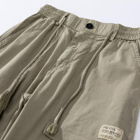 Pantalones de Jogger Sólidos para Exteriores CHAIFENKO Largo Completo, Material de Algodón, Ajuste Regular para Hombres en Otoño/Invierno - details 9
